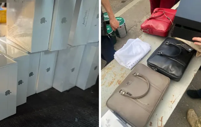AirPods і брендові сумки: на кордоні викрили контрабандистку з Ковельщини (фото)