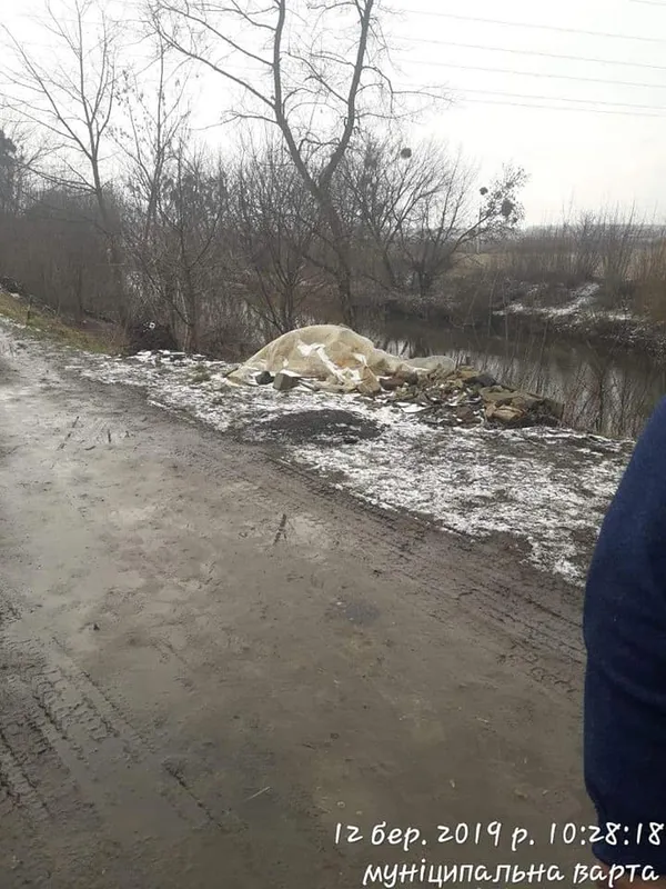 Лучанина оштрафували за будівельне сміття на березі Стиру
