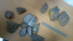 На "Ягодині" в іномарці знайшли бурштин (фото, відео)