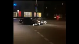 У центрі Луцька вночі дрифтував BMW (відео)
