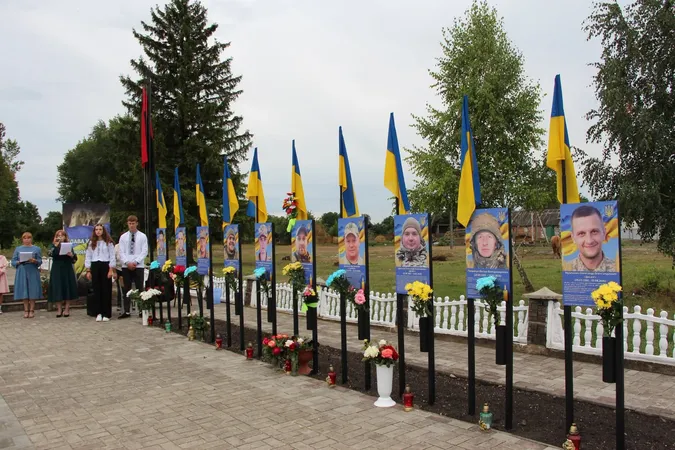 У громаді на Волині відкрили Алею Пам’яті та Слави полеглих захисників (фото)