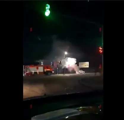 У Луцьку на Рівненській горіла автівка (відео)