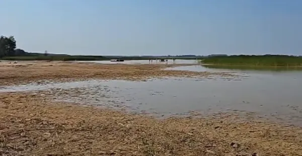 Світязь міліє на очах: на Гряді вода відійшла на десятки метрів (відео)