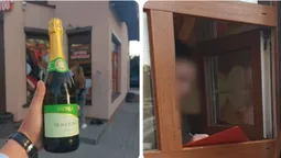 Муніципали знайшли, де у Луцьку вночі продають шампанське (фото)