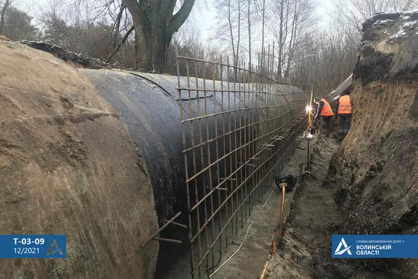 На Волині через погодні умови продовжили ремонт автошляху в Ківерцях (фото)