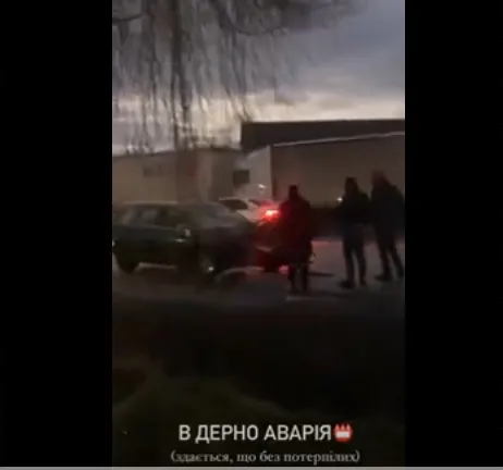 У Луцькому районі зіткнулися фура і два легковики (відео)