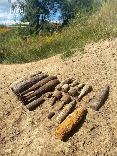 На Волині піротехніки знешкодили 26 старих боєприпасів (фото)