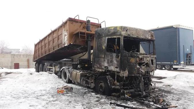 Показали фото погорілого майна голови Підгайцівської ОТГ