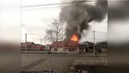 У Ковельському районі горів житловий будинок (відео)