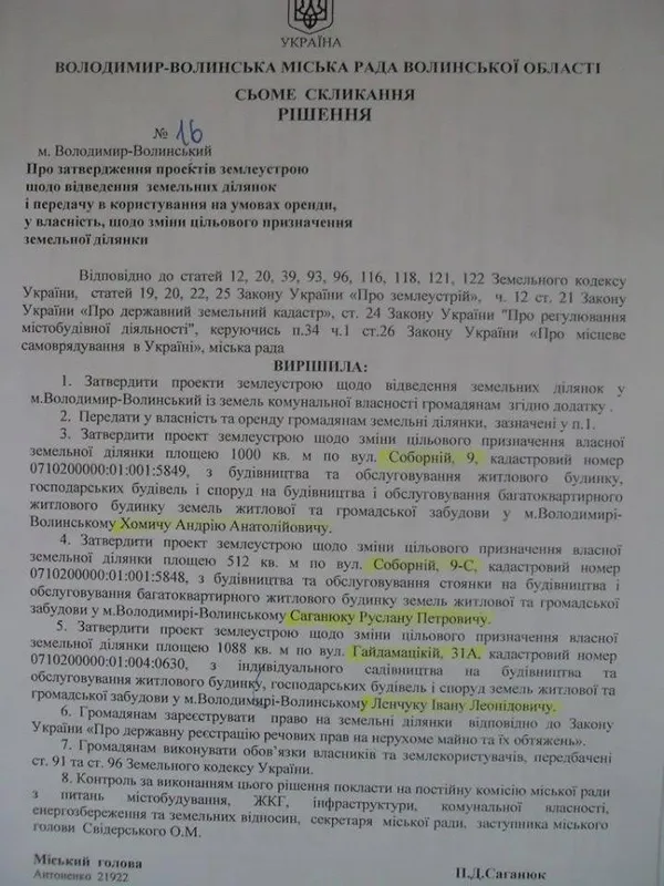 Син міського голови Володимира-Волинського хоче будуватися поруч з історичною пам'яткою
