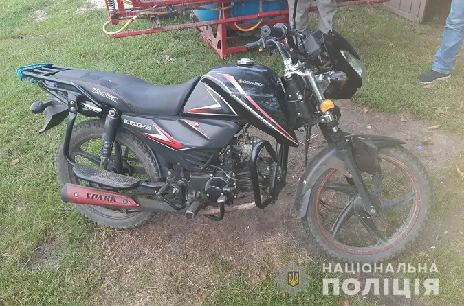 На Волині поліцейські знайшли мотоцикл, викрадений у Різдвяну ніч