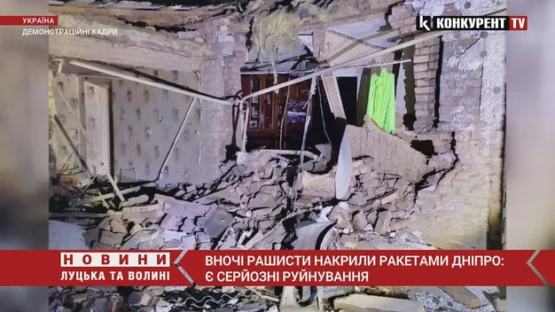 Вночі ворог атакував Дніпро – пошкоджене підприємство (відео)