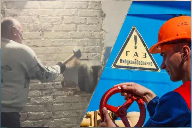 Після скандалу із розваленою стіною у луцькій багатоповерхівці знову є газ (відео)