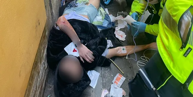 Український військовий на відпочинку у Венеції врятував пораненого хлопця (фото)