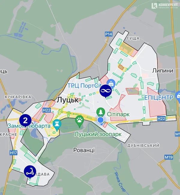 Зонування Луцька