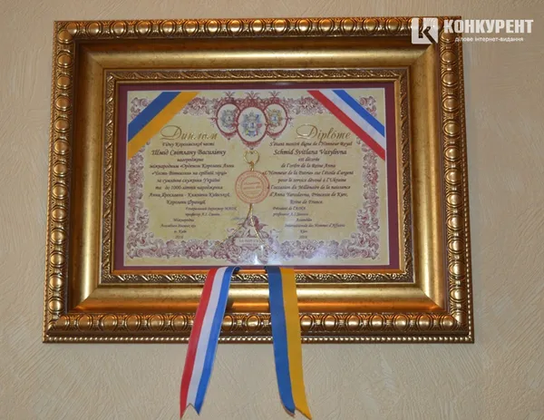 Волинянку відзначили «Орденом Королеви Анни »Честь Вітчизни«» на срібній зірці