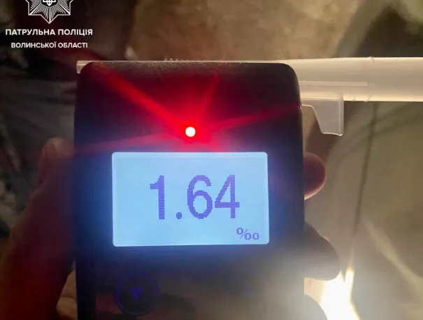 «Спалився», порушивши ПДР: на Волині зловили п'яного водія