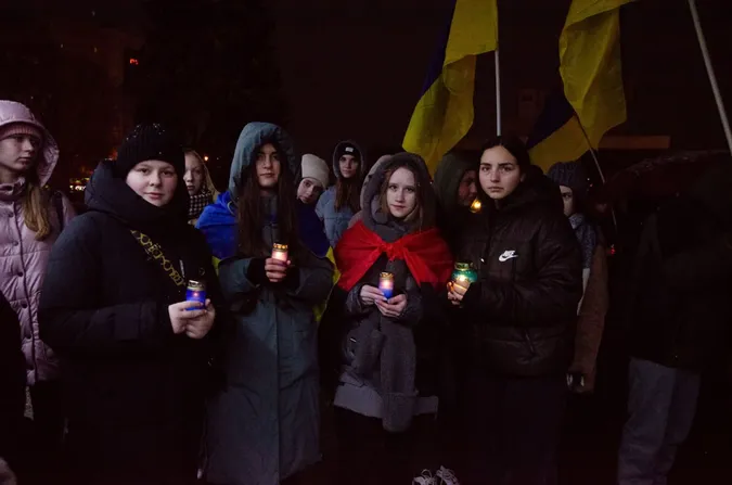 Спогади про Євромайдан та Революцію Гідності: у центрі Луцька відбулося народне віче (фото)
