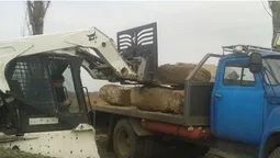 Біля ковельського ветсанзаводу облаштували блокпост (фото)