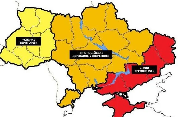 У планах Росії – поділити Україну на три частини, – ГУР підтвердило