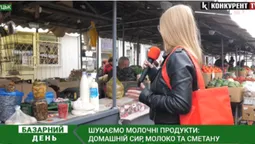Ціни на домашнє молоко, сир та сметану на ринках Луцька (відео)