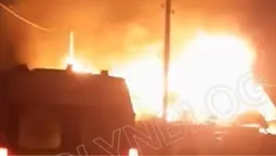 У Луцькому районі через коротке замикання загорілися дві будівлі (відео)