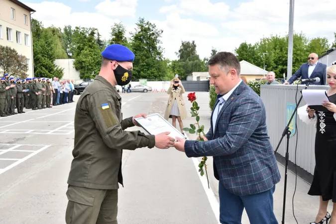 У Луцьку нацгвардійці відзначили річницю створення військової частини