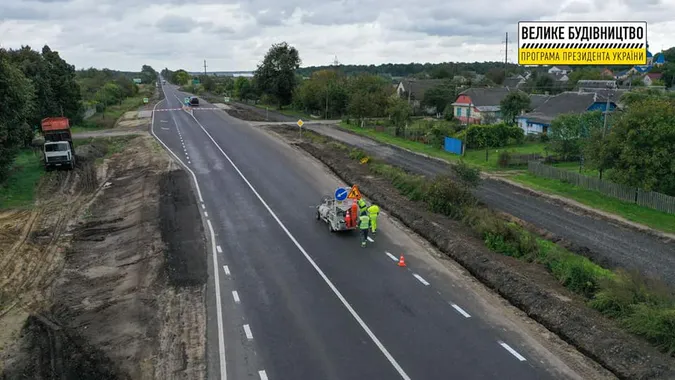 На Волині фінішує ремонт 11 кілометрів міжнародного автошляху (фото)