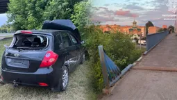 У Луцьку п'яний водій на Kia злетів із мосту: відомі деталі автотрощі (фото)