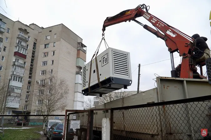 Для міських котелень Володимира придбали ще три генератори (фото)