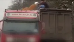 На Волині зловили VOLVO із зайвим вантажем (відео)