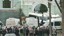 Вхід заблокували: що відбувається у соборі на Волині, з якого виселяють УПЦ «МП» (фото)