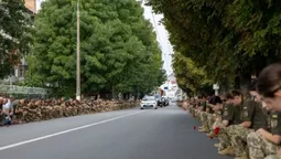 💔На Хмельниччині в останню дорогу провели молодого офіцера Волинського прикордонного загону Артема Кедруна