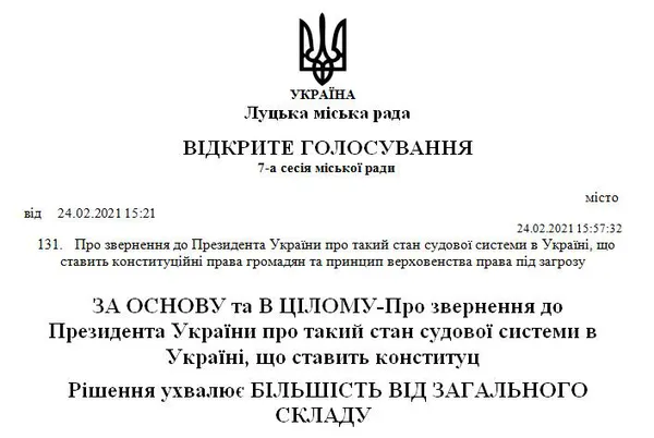 Луцькрада  не захотіла підтримати Стерненка