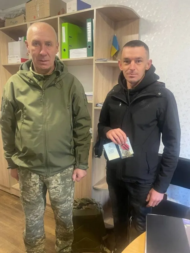 На Волині воїна Олександра Романюка нагородили «Золотим хрестом»