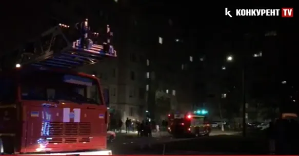 У Луцьку на Кравчука горіла квартира (відео)