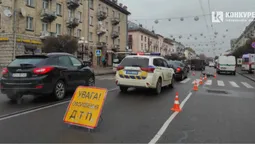 У центрі Луцька збили велосипедиста (відео)