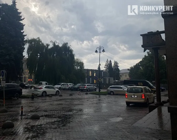 Луцьк раптово накрила потужна злива: буревій повалив дерева (фото, відео)