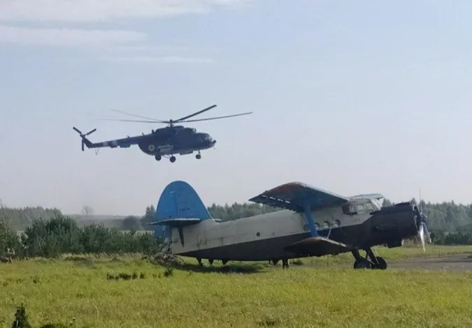 На Ковельщині відбулись навчання з колишнім контрабандистським літаком (фото)