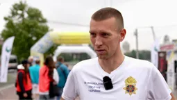 Волинський нацгвардієць переміг на марафоні у Тернополі