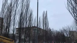 Луцький майданчик для вигулу псів тепер зі світлом (фото)