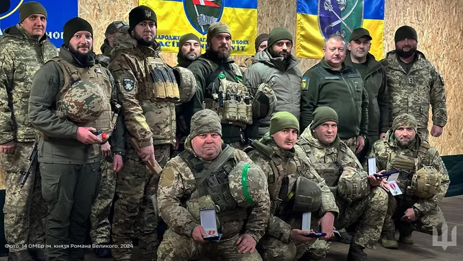 Командувач ОК «Захід» відзначив бійців «князівської» бригади (фото)