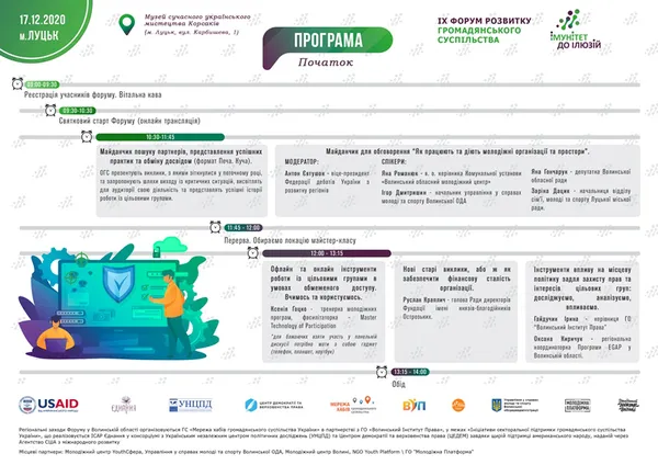 Волинян кличуть на Форум розвитку громадянського суспільства