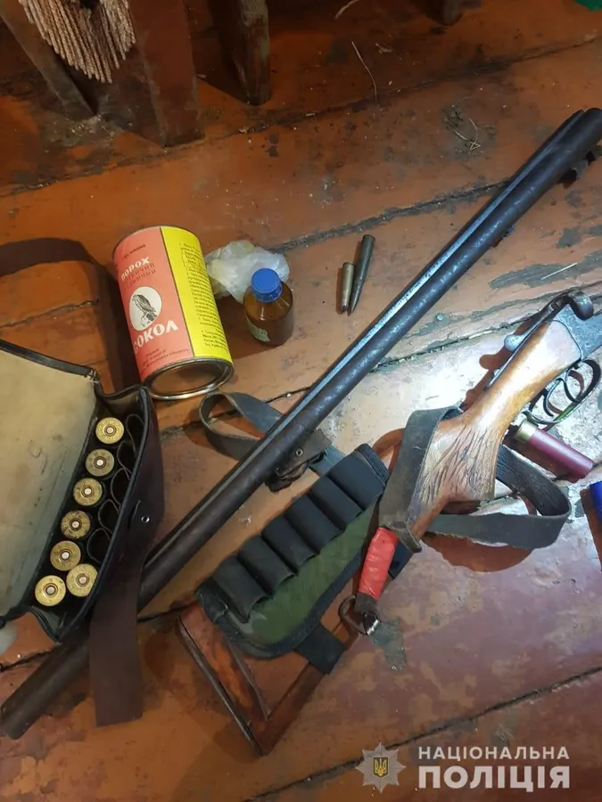 У двох районах Волині поліція вилучила боєприпаси та зброю
