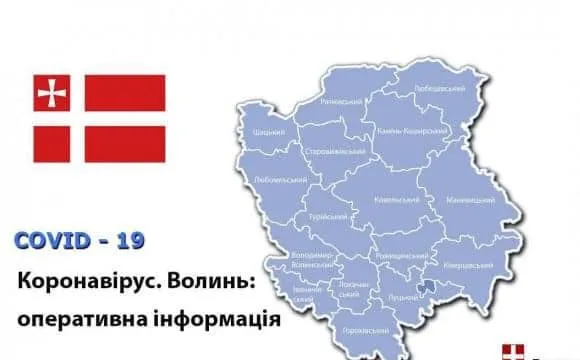 Ситуація із захворюваністю на COVID 19 по Волині станом на 29 березня