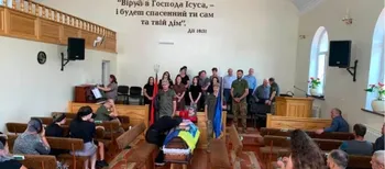 У громаді на Волині попрощалися із загиблим Захисником Богданом Рибіченком (фото)