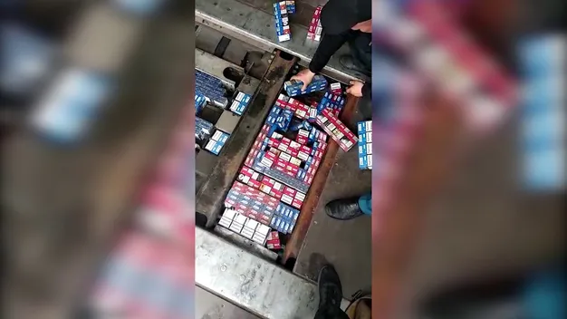 На Волині через 300 пачок сигарет водій «влетів» на півмільйона (фото, відео)
