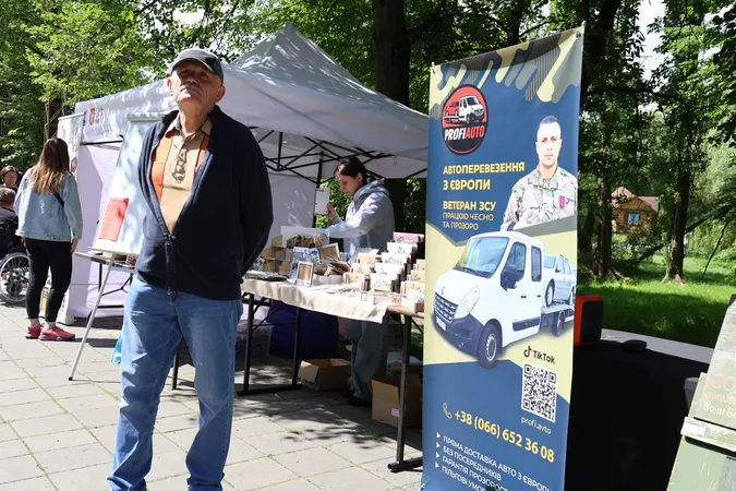 У Луцьку в парку – ярмарок ветеранського бізнесу: що там є (фото)