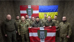 Зеленський нагородив воїнів волинської «Сталевої сотки» (фото)