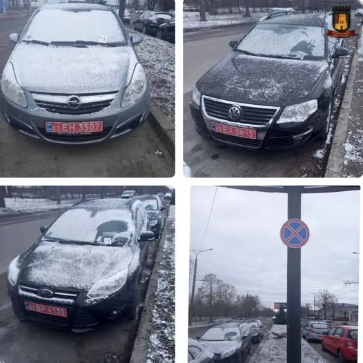 Біля Луцького авторинку штрафували власників авто (фото)